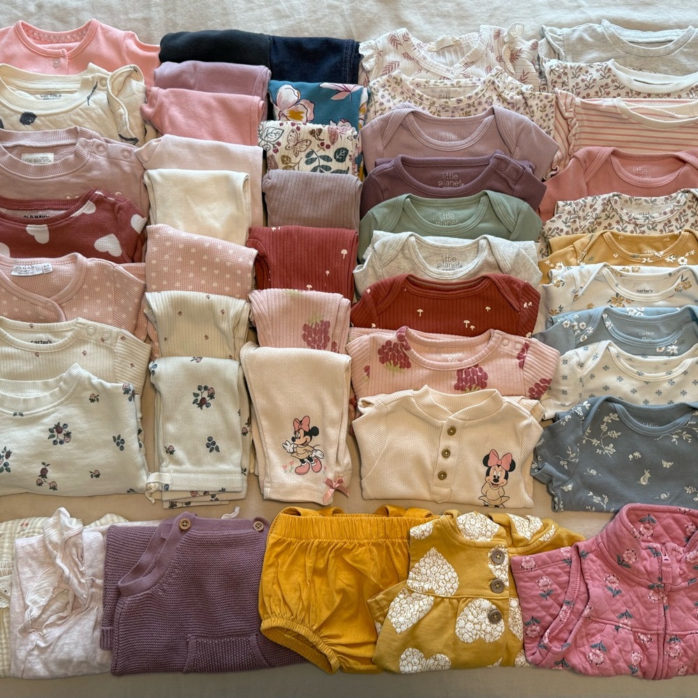 6-9 and 9 month baby girl winter/spring bundle